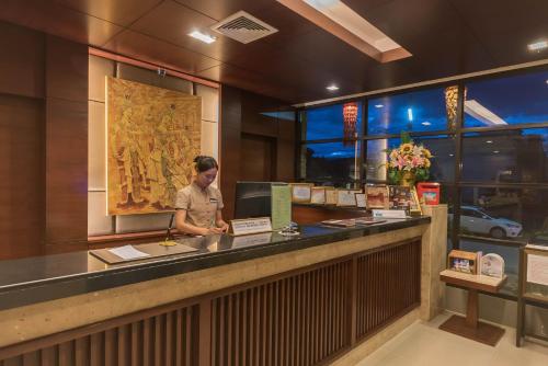 Lobby, Navarat Heritage Hotel in Kamphaeng Phet Lobby, Navarat Heritage Hotel in Kamphaeng Phet
