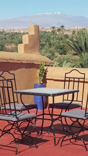 balkon/taras, Cinema Riad in Ouarzazate balkon/taras, Cinema Riad in Ouarzazate