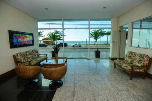 Lobby, Hotel Plaza Mar in Vila Velha Lobby, Hotel Plaza Mar in Vila Velha