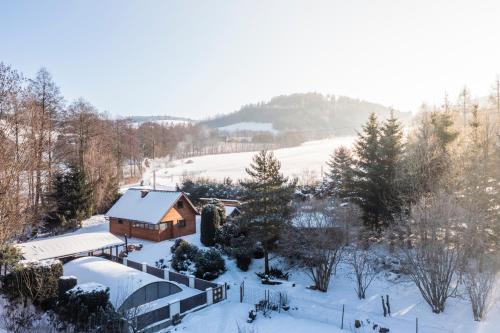 Kilátás, Chata U Valentů (Chata U Valentu) in Cervena Voda Kilátás, Chata U Valentů (Chata U Valentu) in Cervena Voda