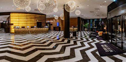 Lobby, Clarion Hotel Aviapolis in Helsinki-Vantaa Airport Lobby, Clarion Hotel Aviapolis in Helsinki-Vantaa Airport