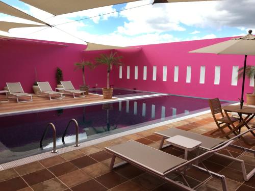 Swimming pool, Hotel Boutique Casareyna in Puebla Swimming pool, Hotel Boutique Casareyna in Puebla