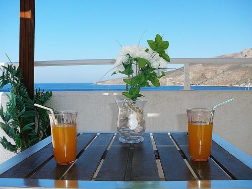 Erkély/terasz, Apollo Studios in Tilos Erkély/terasz, Apollo Studios in Tilos