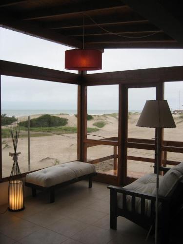 Balcony/terrace, Cabanas Agreste in Villa Gesell Balcony/terrace, Cabanas Agreste in Villa Gesell