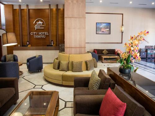 Hall, CityHotel, Thimphu in Thimphu Hall, CityHotel, Thimphu in Thimphu