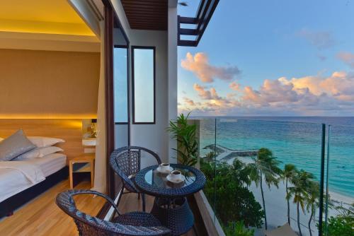 ระเบียง/ชานเรือน, อะรีนา บีช โฮเต็ล แอท มาฟุชิ (Arena Beach Hotel at Maafushi) in หมู่เกาะมัลดีฟส์ ระเบียง/ชานเรือน, อะรีนา บีช โฮเต็ล แอท มาฟุชิ (Arena Beach Hotel at Maafushi) in หมู่เกาะมัลดีฟส์