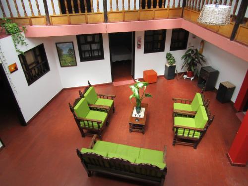 Shared lounge/TV area, La Casona Nunez in Cuitiva Shared lounge/TV area, La Casona Nunez in Cuitiva