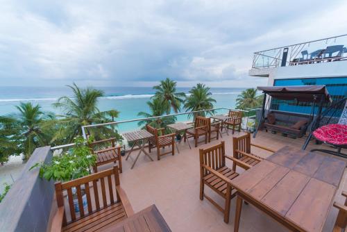 Balcony/terrace, Hathaa Beach Maldives in Male City and Airport Balcony/terrace, Hathaa Beach Maldives in Male City and Airport
