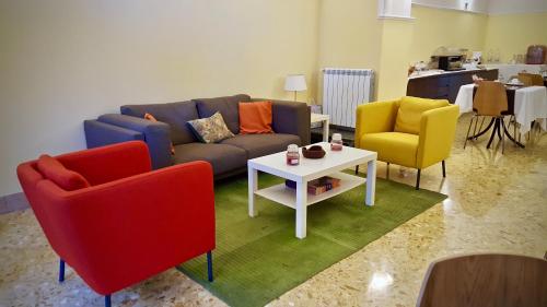 Спільний лаунж/ТБ зона, Hotel Fiorentina in Airport Спільний лаунж/ТБ зона, Hotel Fiorentina in Airport