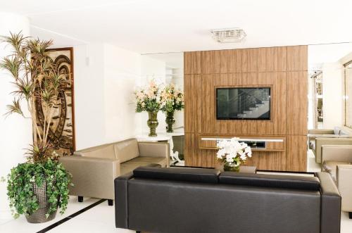 Közös társalgó / TV, San Marino Cassino Hotel in Balneario Camboriu Közös társalgó / TV, San Marino Cassino Hotel in Balneario Camboriu