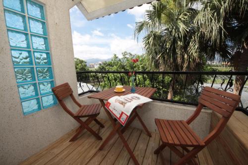 Balcony/terrace, The House of Water near Luodong Sports Park Balcony/terrace, The House of Water near Luodong Sports Park