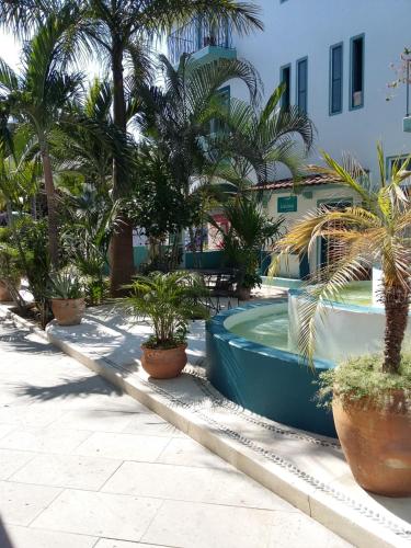 Exterior view, Delphinus Inn in Crucecita Exterior view, Delphinus Inn in Crucecita