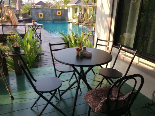 Balcony/terrace, Na Na Doo Homestay in Rim Kok Balcony/terrace, Na Na Doo Homestay in Rim Kok