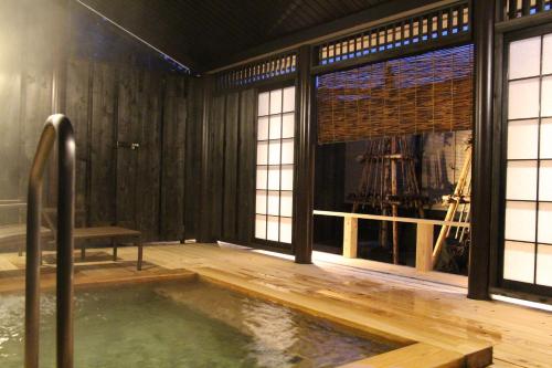 Hot spring bath, Maruyama Onsen Kojyokan in Tokamachi Hot spring bath, Maruyama Onsen Kojyokan in Tokamachi