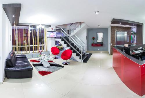 Előcsarnok, Monterosa Apartamentos Amoblados in Pereira Előcsarnok, Monterosa Apartamentos Amoblados in Pereira