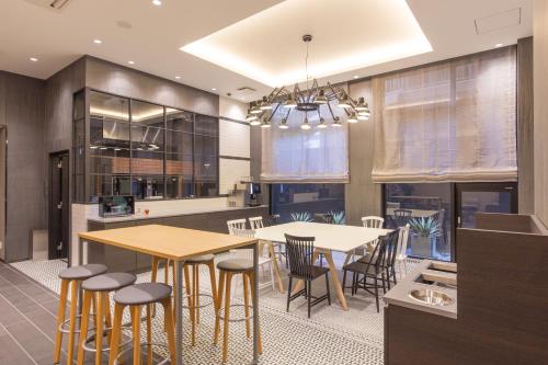 Bar/lounge, Hotel M's Plus Shijo Omiya in Nakagyo Bar/lounge, Hotel M's Plus Shijo Omiya in Nakagyo