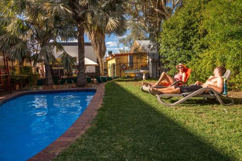 Úszómedence, YHA Alice Springs in Alice Springs Úszómedence, YHA Alice Springs in Alice Springs