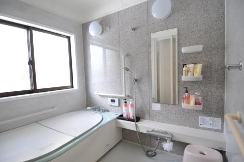 Bathroom, Daichan Farm Guest House in Sagae Bathroom, Daichan Farm Guest House in Sagae