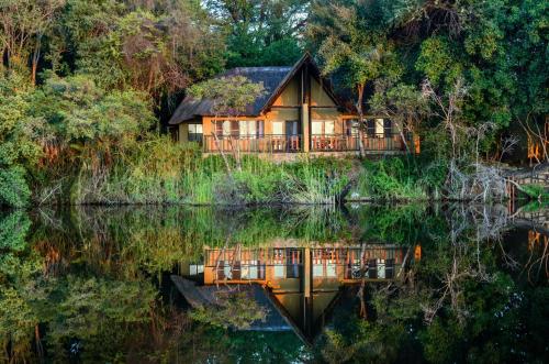 Entrance, Gondwana Namushasha River Lodge in Kongola Entrance, Gondwana Namushasha River Lodge in Kongola