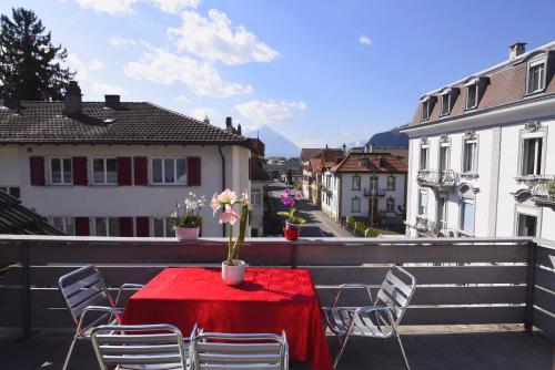 Balcony/terrace, Ferrari Apartment in Interlaken Balcony/terrace, Ferrari Apartment in Interlaken