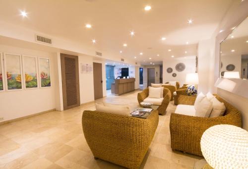 Vestíbulo, Hotel Casablanca in Isla San Andrés Vestíbulo, Hotel Casablanca in Isla San Andrés