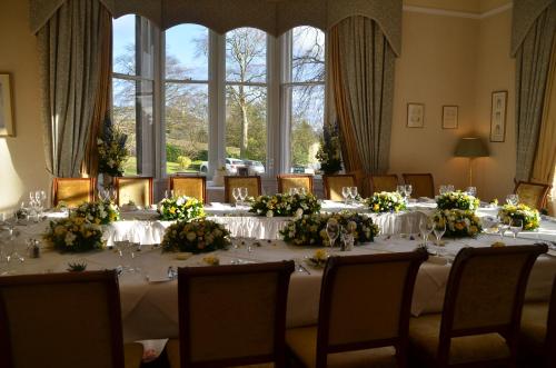Salón de banquetes, Garvock House Hotel in Dunfermline Salón de banquetes, Garvock House Hotel in Dunfermline