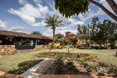 Garden, Hacienda Flamingo in La Rosita Garden, Hacienda Flamingo in La Rosita