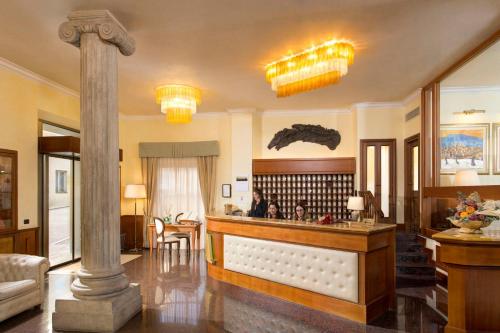 Lobby, Hotel Athena in Siena Lobby, Hotel Athena in Siena