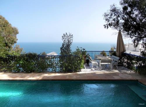Erkély/terasz, La Villa Bleue in Sidi Bou Said Erkély/terasz, La Villa Bleue in Sidi Bou Said
