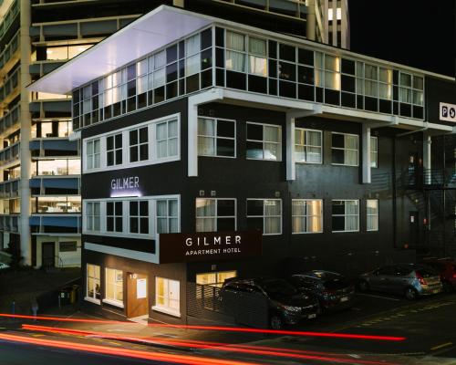 Exterior view, Gilmer Apartment Hotel in Wellington Exterior view, Gilmer Apartment Hotel in Wellington