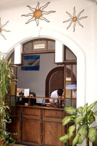Lobby, Hotel Villa Florencia Centro Historico in San Salvador Lobby, Hotel Villa Florencia Centro Historico in San Salvador