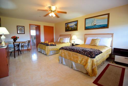 Guestroom, Chester's Bonefishing Lodge in Acklins and Crooked Islands Guestroom, Chester's Bonefishing Lodge in Acklins and Crooked Islands