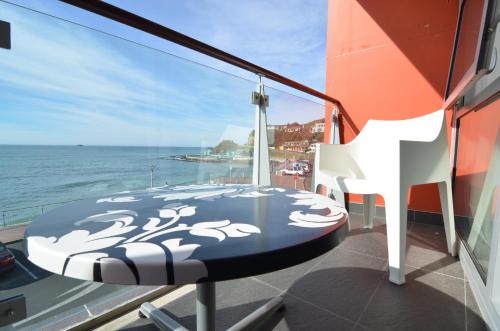 Balcony/terrace, Hotel St Clair in West Dunedin Balcony/terrace, Hotel St Clair in West Dunedin