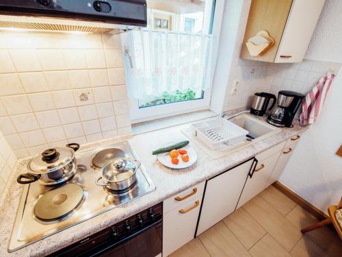 Kitchen, Modish Apartment in Plankenstein near Forest in Plankenfels Kitchen, Modish Apartment in Plankenstein near Forest in Plankenfels