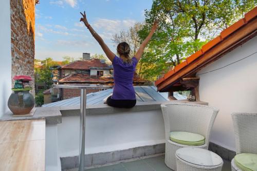 شرفة/ تراس, My Guest Rooms in Plovdiv City Center شرفة/ تراس, My Guest Rooms in Plovdiv City Center