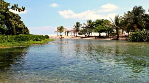 playa, Blue Acuarela in Cabrera playa, Blue Acuarela in Cabrera