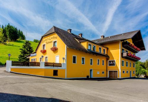 A szálláshely kívülről, Gasthof Landhotel Hubmann in Kleinlobming A szálláshely kívülről, Gasthof Landhotel Hubmann in Kleinlobming