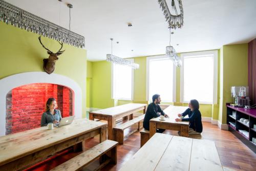 Shared lounge/TV area, Safestay York Micklegate in York Shared lounge/TV area, Safestay York Micklegate in York