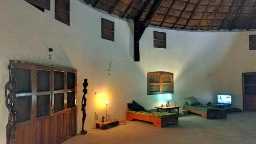 Ruang bersama/area TV, Le Papayer Écolodge (Le Papayer Ecolodge) in Kafountine Ruang bersama/area TV, Le Papayer Écolodge (Le Papayer Ecolodge) in Kafountine