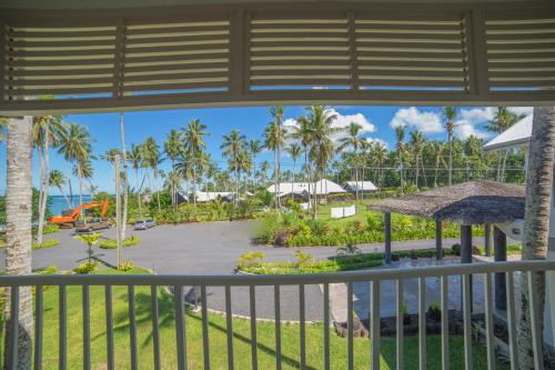 Balkon/teras, Saletoga Sands Resort and Spa in Matatufu Balkon/teras, Saletoga Sands Resort and Spa in Matatufu
