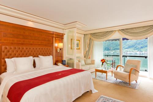 Balcony/terrace, Swiss Diamond Hotel in Lugano Balcony/terrace, Swiss Diamond Hotel in Lugano
