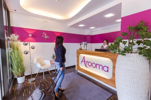 Bejárat, Hotel Arooma in Erding Bejárat, Hotel Arooma in Erding