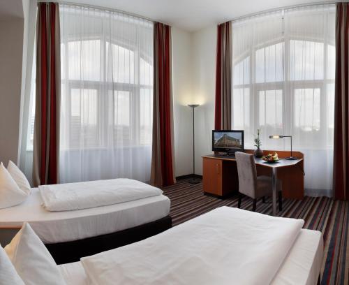 This photo about H+ Hotel Leipzig shared on HyHotel.com