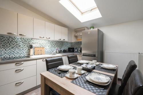 ห้องครัว, Cajkovskij Apartments Brno-jih in ตูรานี ห้องครัว, Cajkovskij Apartments Brno-jih in ตูรานี