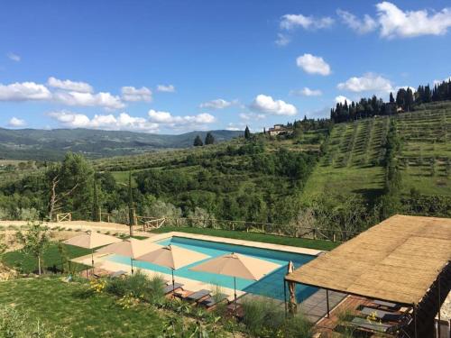 Úszómedence, Borgo Del Cabreo in Greve in Chianti Úszómedence, Borgo Del Cabreo in Greve in Chianti