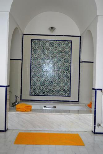 Badkamer, Dar Esma in La Marsa Badkamer, Dar Esma in La Marsa