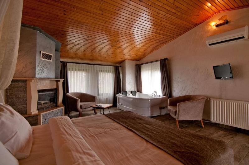 Deluxe  Room with River View and Fireplace image 1