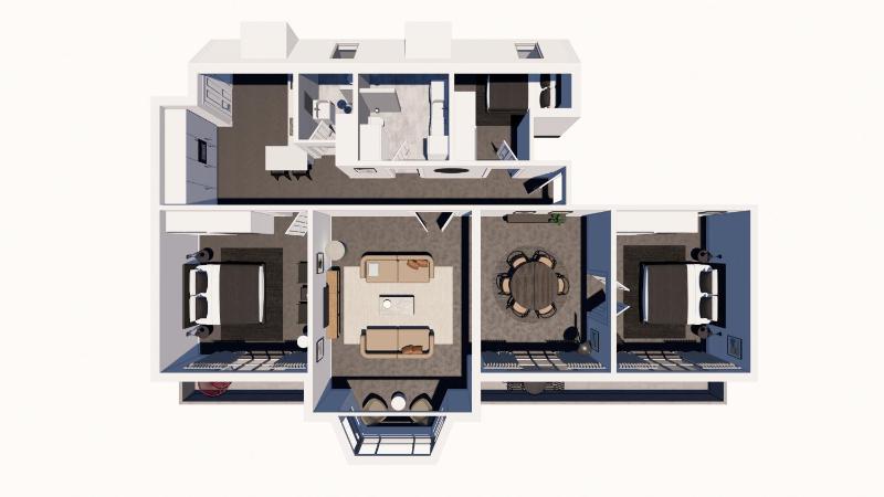 Three-Bedroom Apartment image 1