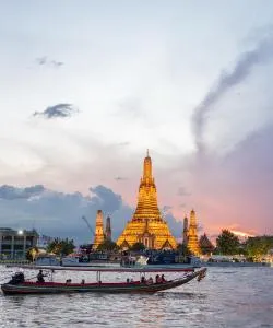 Una bonita panorámica de Bangkok, que queda cerca de Aeropuerto de Suvarnabhumi