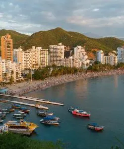 A beautiful view of Santa Marta – a popular city among our users
